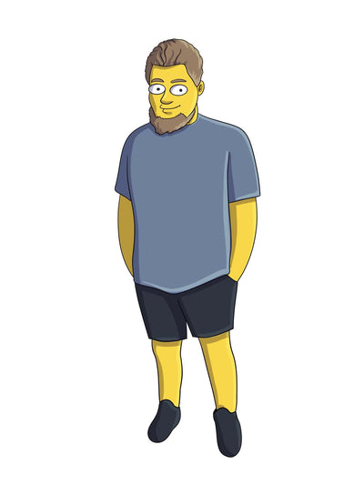 Custom Simpsons Portrait | Turn Yourself Yellow - Make Me Yellow